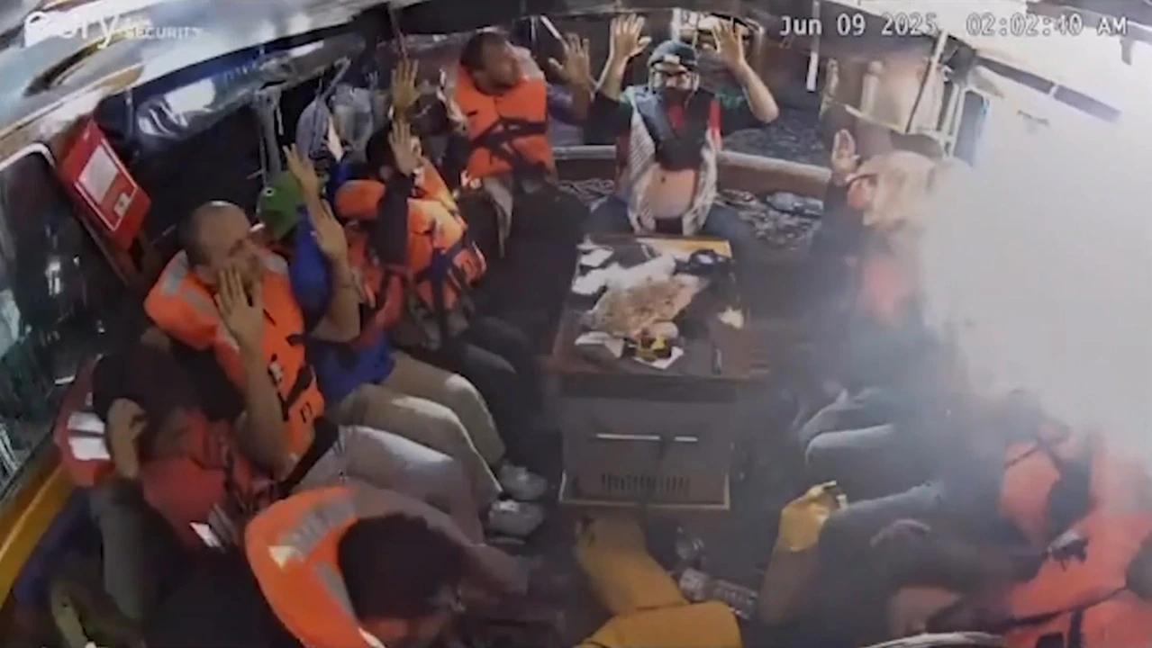 Moment izraelskiego ataku