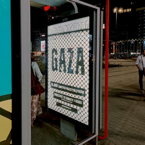 Akcja „Billboard dla Palestyny” dobiegła końca