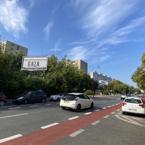 Akcja „Billboard dla Palestyny” dobiegła końca