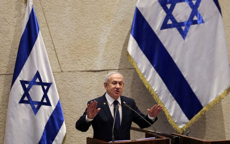 Premier Izraela Beniamin Netanjahu. Fot. REUTERS/Ronen Zvulun